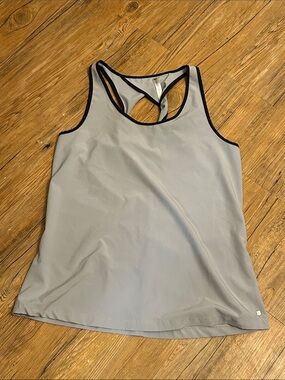Fabeltics Womens Tank Top Grey Medium